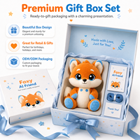 Superbe Jouet Robot Renard IA pour Enfants 5-10 Ans, Contrôle par Gestes, Commandes Vocales, Animal Interactif Intelligent pour l'Apprentissage STEM, Coton PP