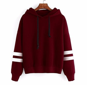 Suministro directo del fabricante Streetwise Sudaderas de algodón de calidad para hombres Regular Fit Plain Pullover Sudaderas con capucha Diseño de rayas Invierno - Product Image 1