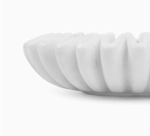 Premium Modern Marble Bowl Flower Great Quality Polished Stone Multi-Functional Serving Bowl for Diwali Festivals Best Price - Product Image 4