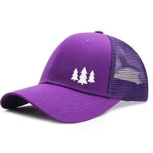 Casquette trucker 5 panneaux personnalisable, casquette en mesh avec logo brodé et bandes, casquettes trucker pour hommes avec étiquettes privées - Product Image 3