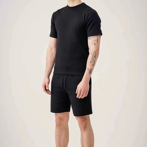 Ensemble de survêtement décontracté d'été pour hommes, nouveau modèle, t-shirt à manches courtes et short, ensemble 2 pièces de marque pour hommes - Product Image 3