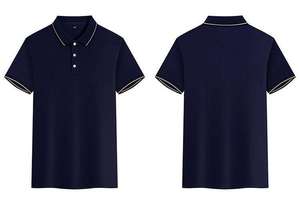 Chemise à manches courtes surdimensionnée de haute qualité 100% polyester, impression personnalisée du logo, polo uni pour homme - Product Image 4