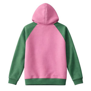 Sudadera con Capucha de Felpa para Mujer, Color Rosa, Manga Larga, Bordado Chenille, Ropa de Hermandad Griega, 100% Algodón, Informal, Otoño/Invierno - Product Image 2