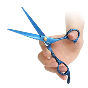 Wholesale Professional Beauty Set Custom Logo Stainless Steel Shaving Razors <b>Thinning</b> Shears Curved Straight Scissors Sharp - Product Image 2