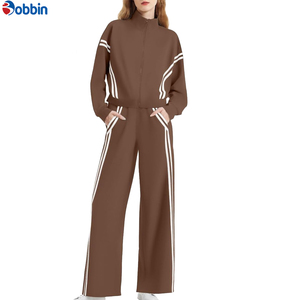 Nuevo Conjunto Deportivo Informal Personalizado para Mujer, Color Sólido, Ropa de Calle Cómoda para Adultos, Ropa de Invierno, Transpirable, Superventas - Product Image 1