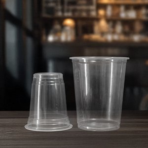 Vasos Desechables Ecológicos de Plástico PP de 16oz/20oz/24oz con Tapa Transparente de 95mm de Diámetro para Té con Leche de Burbujas y Café Helado - Product Image 5
