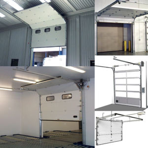 Système de porte sectionnelle industrielle automatique de haute qualité pour entrepôt, usine, <span class=keywords><strong>garage</strong></span> et sécurité commerciale - Product Image 2