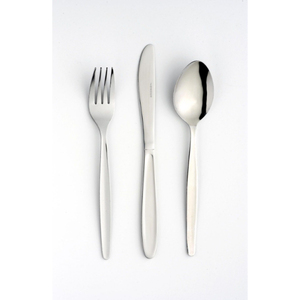 Ensemble de couverts minimalistes en acier inoxydable, finition miroir, passe au lave-vaisselle, idéal pour les mariages, ensembles de couverts en promotion - Product Image 5