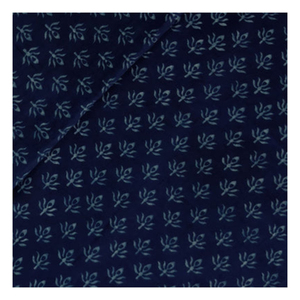 Tay khối in Batik Indigo Paisley vải để bán - Product Image 6