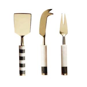 Juego de cubiertos de acero inoxidable de 4 piezas con mango de hueso, cuchillo, tenedor, cuchara y cucharilla, acabado pulido espejo, diseño rústico natural, venta al por mayor. - Product Image 3