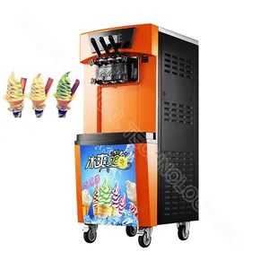 Hacer Serve Maquina De Helados 3 Flavors Soft Ice Cream Machine For Sale