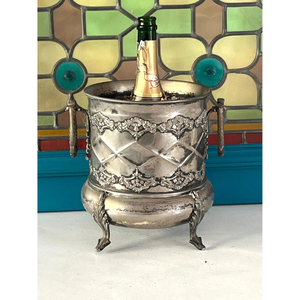 High Quality Designer Metal <b>Ice</b> Bucket with Lid Metal Champagne Bucket Metal Bar Tools From India Wine Chillier In Lowest Price - Product Image 4