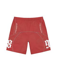 Ensemble veste coupe-vent à capuche et short Saint 98 multicolores |   Veste zippée oversize et short |   Ensemble assorti streetwear OEM privé - Product Image 5
