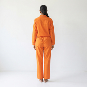 Pijamas Extra Grandes al por Mayor para Mujer, Pijama Informal de Algodón Holgado con Bolsillos Laterales, Pantalones Holgados Ligeros de Poliéster para Mujer - Product Image 2