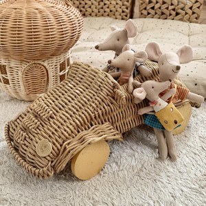 On trend natural rattan <b>cars</b> small size baby play toy <b>car</b> great quality handcrafted kids toys - Product Image 3