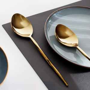 Cuillère de service en acier inoxydable effet miroir, design élégant, avec poignée en forme de renne, pour café et desserts, la plus vendue - Product Image 4