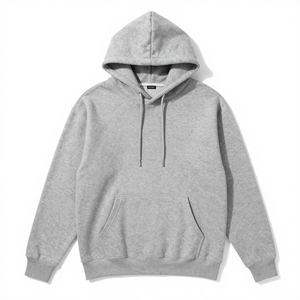 Fabricante de sudaderas con logotipo personalizado para hombre, ropa urbana, algodón grueso y poliéster, 450 gsm, sudaderas negras unisex. - Product Image 5