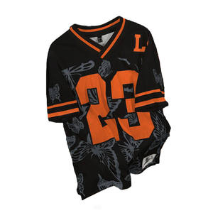 Ropa Deportiva de Malla Premium con Diseño Gráfico Completo y Número en Contraste, Estilo Urbano, Jersey de Fútbol Americano, Producción OEM al por Mayor - Product Image 2