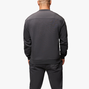 Sweat-shirt à col rond pour homme personnalisé, en coton molletonné, décontracté, streetwear, pour la salle de sport, entraînement, OEM, ODM, vente en gros - Product Image 5
