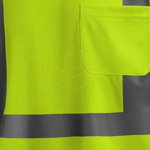 Camiseta de Seguridad Reflectante de Alta Visibilidad con Logotipo Personalizado de Nuevo Diseño, Camiseta de Trabajo de Media Manga para Hombre - Product Image 5