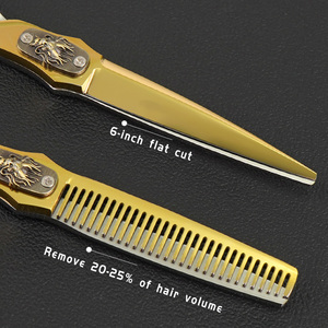 Tijeras de Peluquería Profesionales de 6 Pulgadas, Tijeras de Acero Inoxidable para Barbería, Tijeras de Belleza para el Cabello, Tijeras de Peluquería - Product Image 4