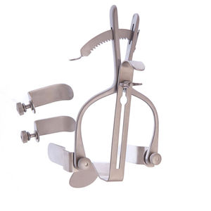 Retractor de Prostata para Retropubectomía, Manual, con Trinquete, Dos Pares de Cuchillas Laterales Giratorias, Acero Inoxidable, Juego de Instrumentos de Urología - Product Image 1