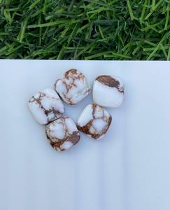 หินอัญมณีทรงหลังเบี้ยเบาะรูปม้าแจสเปอร์หินธรรมชาติแบบหลวมสำหรับการทำเครื่องประดับ - Product Image 2