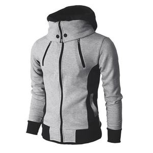 Offre Spéciale personnalisé logo Mens Double Fermeture Éclair En Molleton À Capuche Mince À Capuchon Occasionnel hoodies sweat Veste - Product Image 1