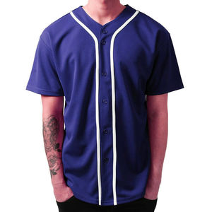 Camiseta de béisbol personalizada de secado rápido, transpirable, estampada, de calidad superior, precio razonable, último estilo, más vendida, recién llegada. - Product Image 1