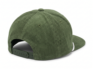 Gorra de Béisbol Personalizada de 5 Paneles con Cierre a Presión, Estilo Vintage, de Pana, con Logotipo Bordado, Color Verde Oliva, Alta Calidad, para Hombre y Mujer, Venta al Por Mayor, OEM - Product Image 6