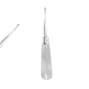 Elevador de raíz Dental 2,5mm curvo alemán de alta calidad de acero inoxidable elevador de extracción Dental fabricante de dientes Pakistán - Product Image 1