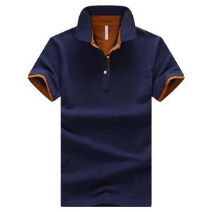 Polo de Manga Corta Gris para Hombre con Ribete Naranja, Informal, de Algodón Piqué, Transpirable, Corte Regular, Diseño con Botones - Product Image 4