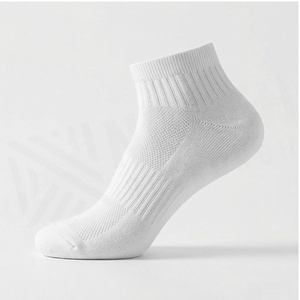 North Approach White Ankle <b>Socks</b> 100% Cotton Breathable Casual Daily Wear for Adults Summer Season - Product Image 3