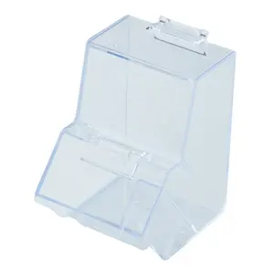 קוואנג היישה כפול שולחן ברור תצוגת Stackable פלסטיק תיבה