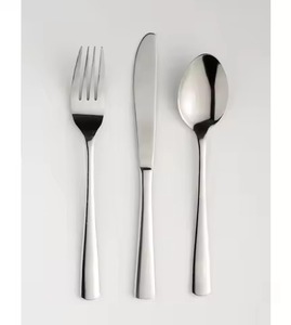 Ensemble de couverts en métal pour banquet, cuillères et fourchettes, acier inoxydable, pour la restauration - Product Image 1