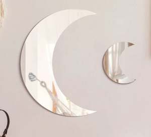 Miroir mural décoratif circulaire moderne à emboîtement, cadre en métal noir, miroir à accents multi-cercles pour salon, décoration d'hôtel - Product Image 6