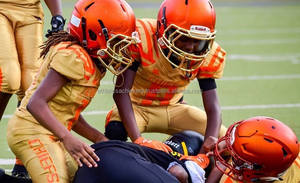 เสื้อฟุตบอลอเมริกัน100% โพลีเอสเตอร์แขนสั้นระบายอากาศได้ดีพิมพ์ลายถ่ายโอนความร้อนเยาวชนเด็กผู้ใหญ่ขนาดใหญ่ - Product Image 4