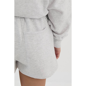 Conjunto de Ropa Deportiva Personalizada para Gimnasio, Shorts con Logotipo Bordado, Sudadera con Cremallera de Talla Grande, Felpa de Algodón, Conjunto Casual de 2 Piezas para Mujer - Product Image 2