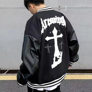 Men's Custom Wool Varsity <b>Jacket</b> Long Length Winter Coat Covered Button Breathable Windproof Eco-Friendly Plus Size - Product Image 6