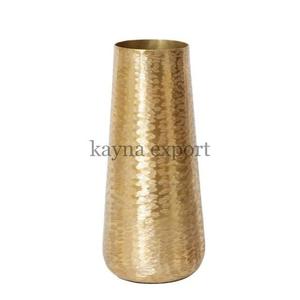 Florero largo Chapado en cobre, jarrón de cobre de metal de diseño único para decoración del hogar, centro de mesa de uso a precio asequible - Product Image 2