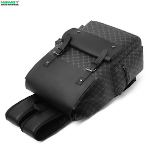 Sacs à dos pour ordinateur portable en cuir PU imperméable, personnalisables avec logo, de haute qualité, à prix abordable, pour affaires et école – Vente en gros usine - Product Image 4