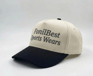 Gorras de Béisbol Deportivas con Visera Curva de 5 Paneles, Estilo Vintage para Hombre, 100% Poliéster Twill, con Logotipo Personalizado - Product Image 5