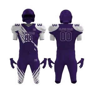 Uniforme de Fútbol Americano Personalizado al por Mayor, 100% Poliéster Transpirable, Conjunto de Camiseta Deportiva para Hombre Adulto, Ropa Deportiva OEM ODM para Equipos - Product Image 6