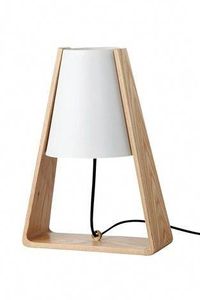 Lampe de table LED en bois massif blanc chaud, abat-jour cylindrique moderne, chauffe-bougie d'aromathérapie, lampe de bureau, ensemble cadeau pour salon - Product Image 4