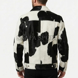 Factory Wholesale Customized <b>Men's</b> Cowhide <b>Leather</b> <b>Jackets</b> Hot Sale High Quality <b>Leather</b> <b>Jacket</b> For <b>Men</b> - Product Image 2