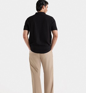 Polo pour homme, tissu doux pour la peau, manches courtes, col classique, décontracté, pour l'été, les sports de plein air, le quotidien, kaki, doux et confortable - Product Image 5