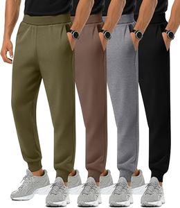 Pantalon de survêtement sport pour homme, de haute qualité, taille élastique, léger, coupe classique, séchage rapide, couleur personnalisée - Product Image 1