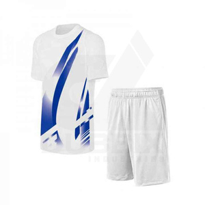 Men's Sublimated Soccer Jersey Set Short Sleeve Moisture Wicking Athletic Fit All Seasons Gradient Color Polyester Uniform - Product Image 2
