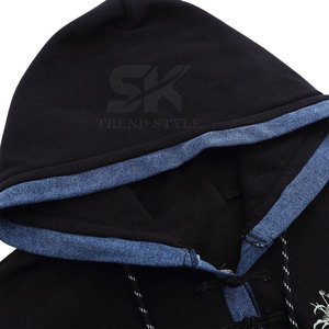 ผู้ผลิตเสื้อผ้าสตรีทแวร์จากปากีสถาน เสื้อฮู้ดดี้ปักลายแฟชั่น ขนาดสั่งทำได้ตามต้องการ - Product Image 3