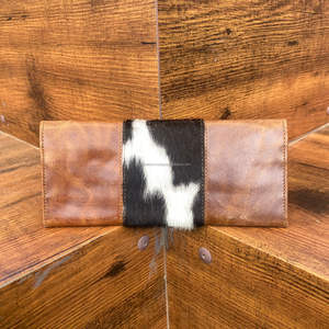 2024 nouveau portefeuille long en cuir de vachette de haute qualité à trois volets pour les femmes de luxe en cuir véritable porte-carte de crédit pochette de créateur - Product Image 5